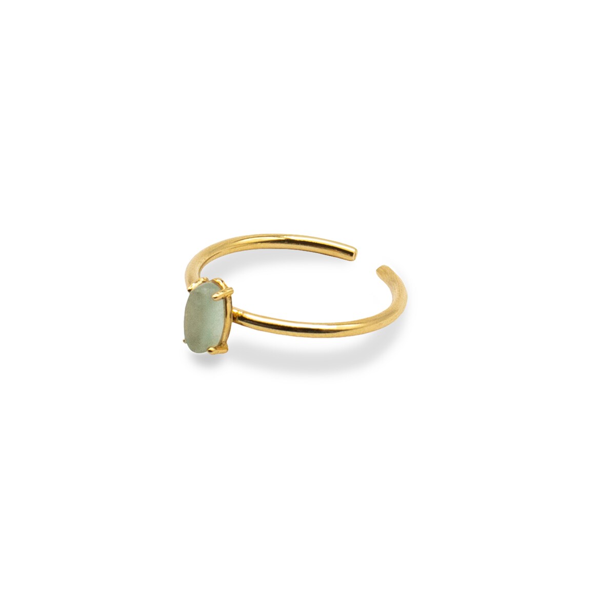 Kpten & Son Ring Harmony Single Stone Gold